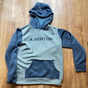 Navy and light grey hoodie